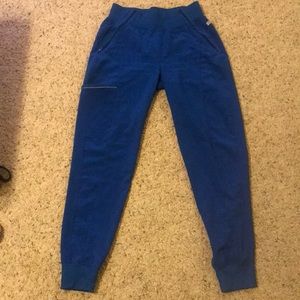 Royal blue scrub jogger pants size xs